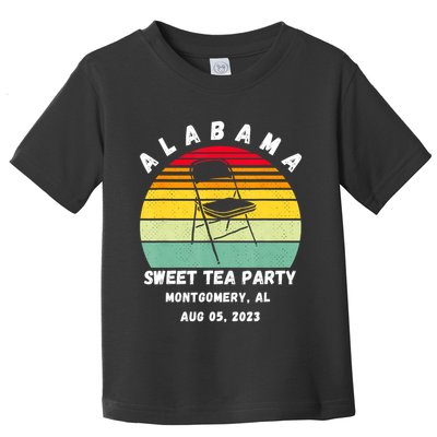 Survived Montgomery Riverfront Brawl Boat Sweet Tea Party Toddler T-Shirt