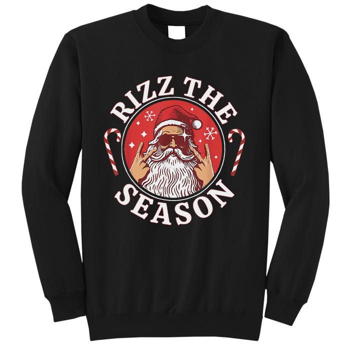 Santa Merry Rizz Mas Middle School Christmas Rizz The Season Sweatshirt