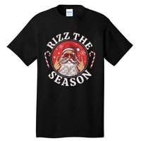 Santa Merry Rizz Mas Middle School Christmas Rizz The Season Tall T-Shirt