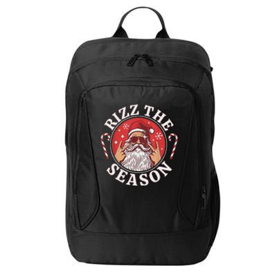 Santa Merry Rizz Mas Middle School Christmas Rizz The Season City Backpack