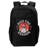 Santa Merry Rizz Mas Middle School Christmas Rizz The Season Daily Commute Backpack