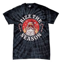 Santa Merry Rizz Mas Middle School Christmas Rizz The Season Tie-Dye T-Shirt