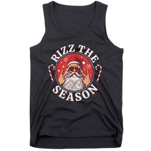 Santa Merry Rizz Mas Middle School Christmas Rizz The Season Tank Top