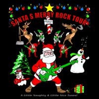 Santa's Merry Rock Tour Christmas Party Backpack