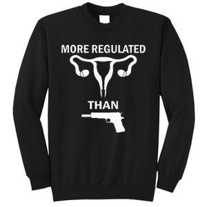 Sarcastic More Regulated Than Feminist Statement Sweatshirt