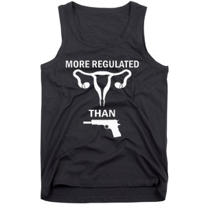 Sarcastic More Regulated Than Feminist Statement Tank Top