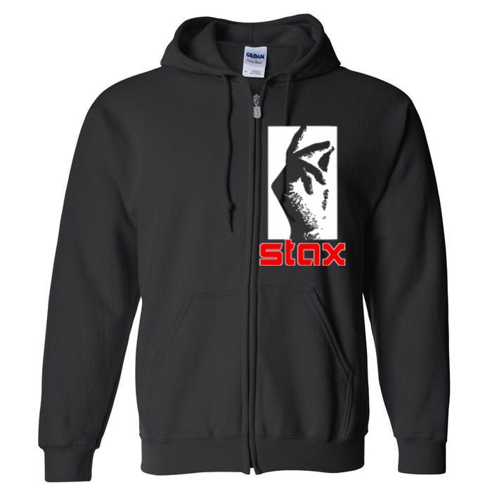 Stax Music Records 1957 Tennessee Full Zip Hoodie