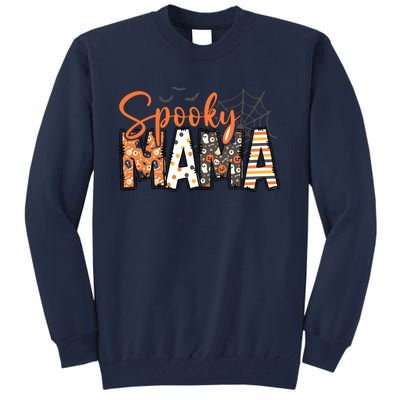 Spooky Mama Retro Halloween For Mother Tall Sweatshirt