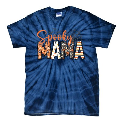 Spooky Mama Retro Halloween For Mother Tie-Dye T-Shirt