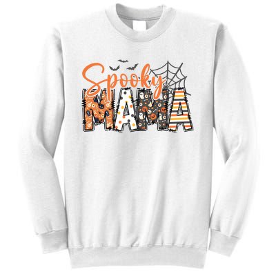 Spooky Mama Retro Halloween For Mother Sweatshirt