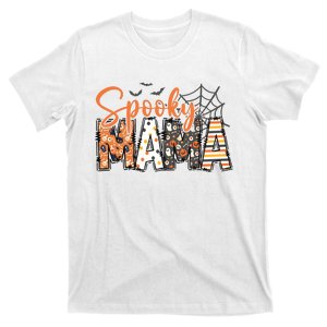 Spooky Mama Retro Halloween For Mother T-Shirt