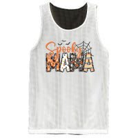 Spooky Mama Retro Halloween For Mother Mesh Reversible Basketball Jersey Tank