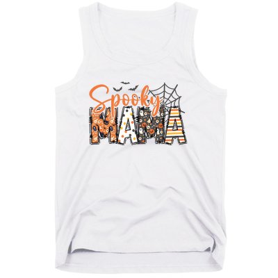 Spooky Mama Retro Halloween For Mother Tank Top