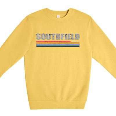 Southfield Michigan Retro Premium Crewneck Sweatshirt