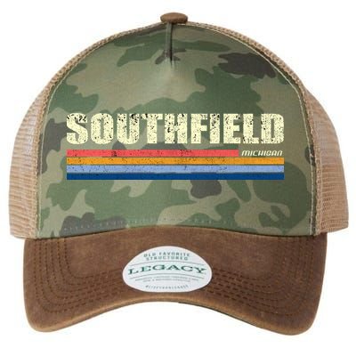 Southfield Michigan Retro Legacy Tie Dye Trucker Hat
