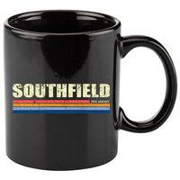 Southfield Michigan Retro 11oz C Handle Ceramic Mug