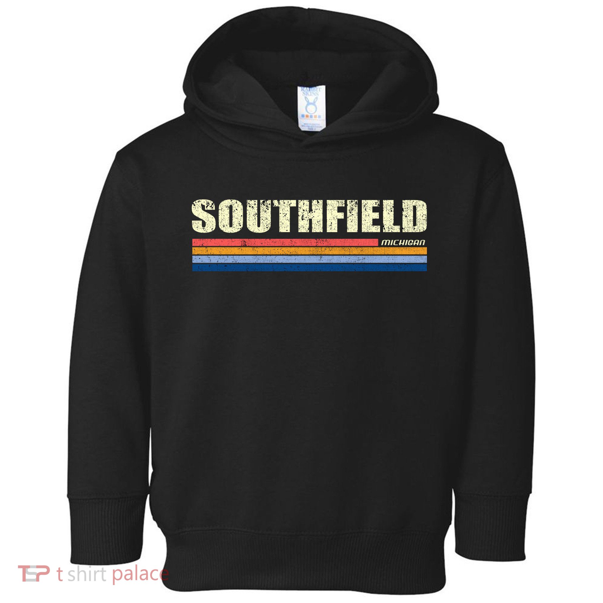 Southfield Michigan Retro Toddler Hoodie