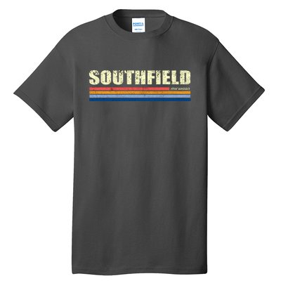 Southfield Michigan Retro Tall T-Shirt