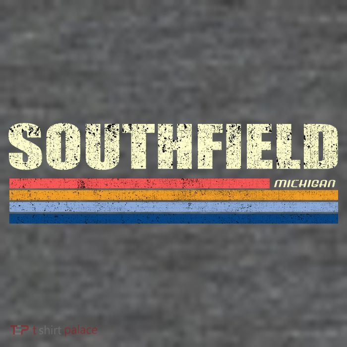 Southfield Michigan Retro Mesh Reversible Basketball Jersey Tank