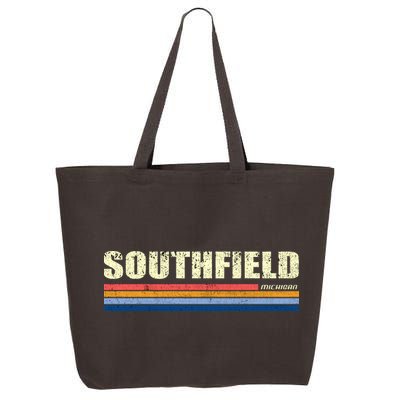 Southfield Michigan Retro 25L Jumbo Tote