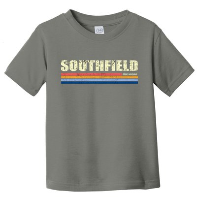 Southfield Michigan Retro Toddler T-Shirt