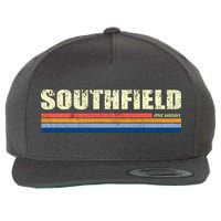 Southfield Michigan Retro Wool Snapback Cap
