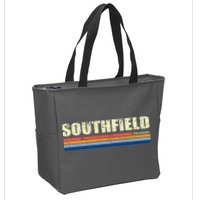 Southfield Michigan Retro Zip Tote Bag