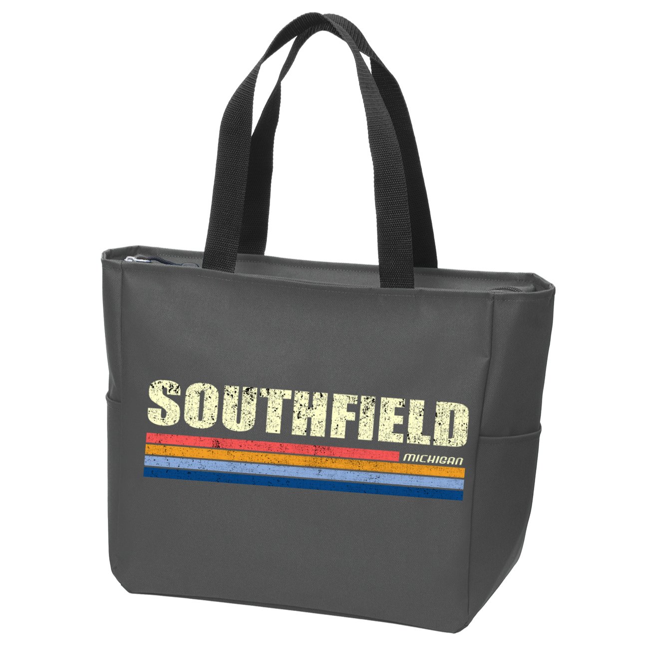 Southfield Michigan Retro Zip Tote Bag