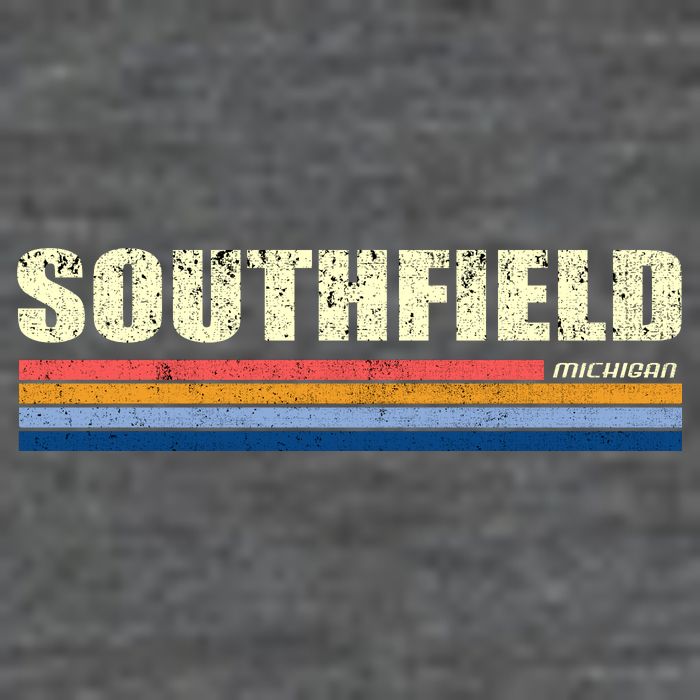 Southfield Michigan Retro Zip Tote Bag