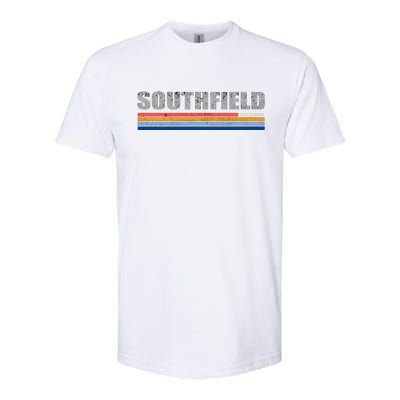 Southfield Michigan Retro Softstyle® CVC T-Shirt