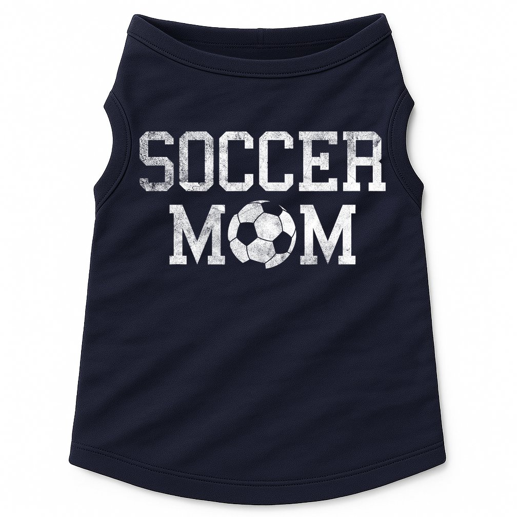 Soccer Mama Retro Vintage Soccer Mom Doggie Tank