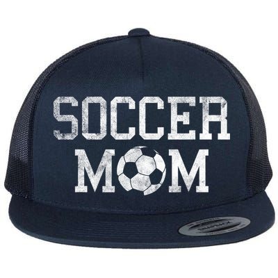 Soccer Mama Retro Vintage Soccer Mom Flatbill Hat