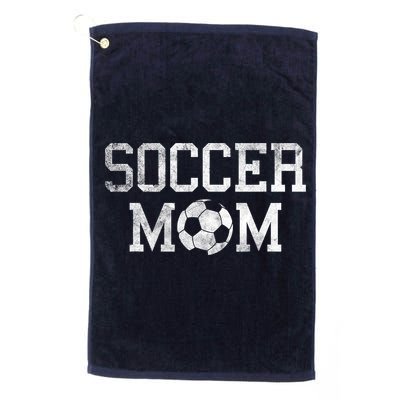 Soccer Mama Retro Vintage Soccer Mom Golf Towel