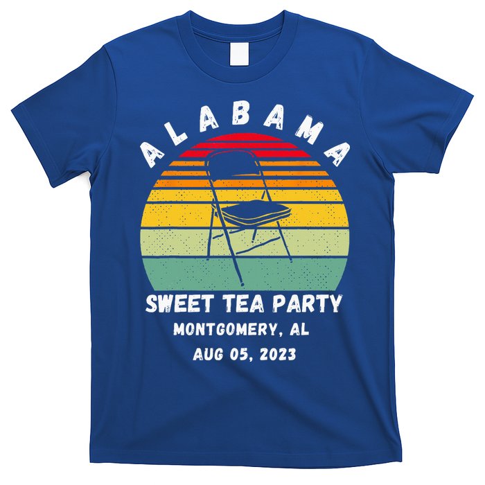 Survived Montgomery Riverfront Brawl Boat Sweet Tea Party T-Shirt