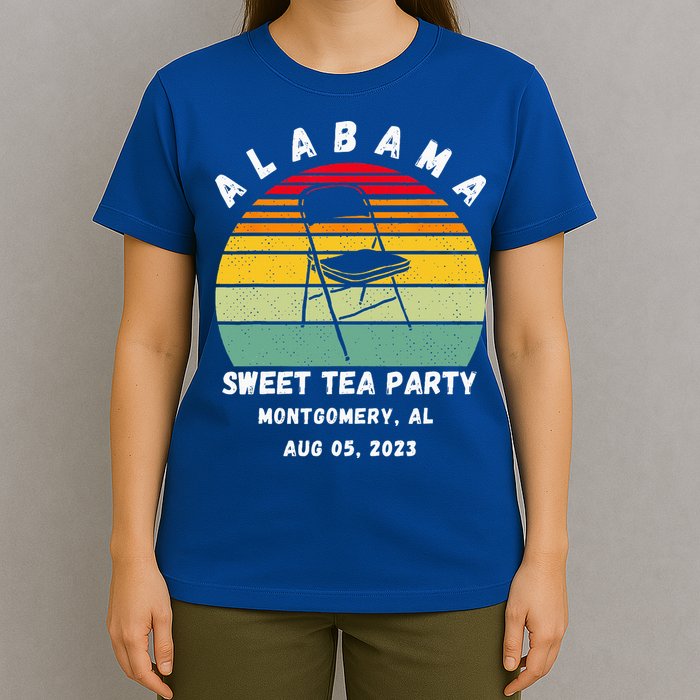Survived Montgomery Riverfront Brawl Boat Sweet Tea Party T-Shirt