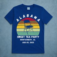 Survived Montgomery Riverfront Brawl Boat Sweet Tea Party T-Shirt