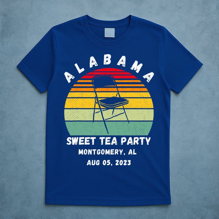 Survived Montgomery Riverfront Brawl Boat Sweet Tea Party T-Shirt