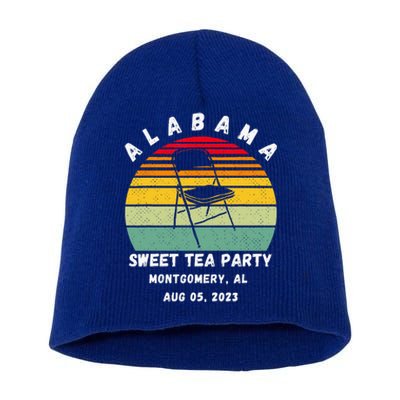 Survived Montgomery Riverfront Brawl Boat Sweet Tea Party Short Acrylic Beanie