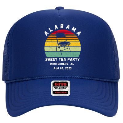 Survived Montgomery Riverfront Brawl Boat Sweet Tea Party High Crown Mesh Back Trucker Hat