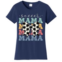 Soccer Mama Retro Groovy Soccer Softball Mom Women's T-Shirt