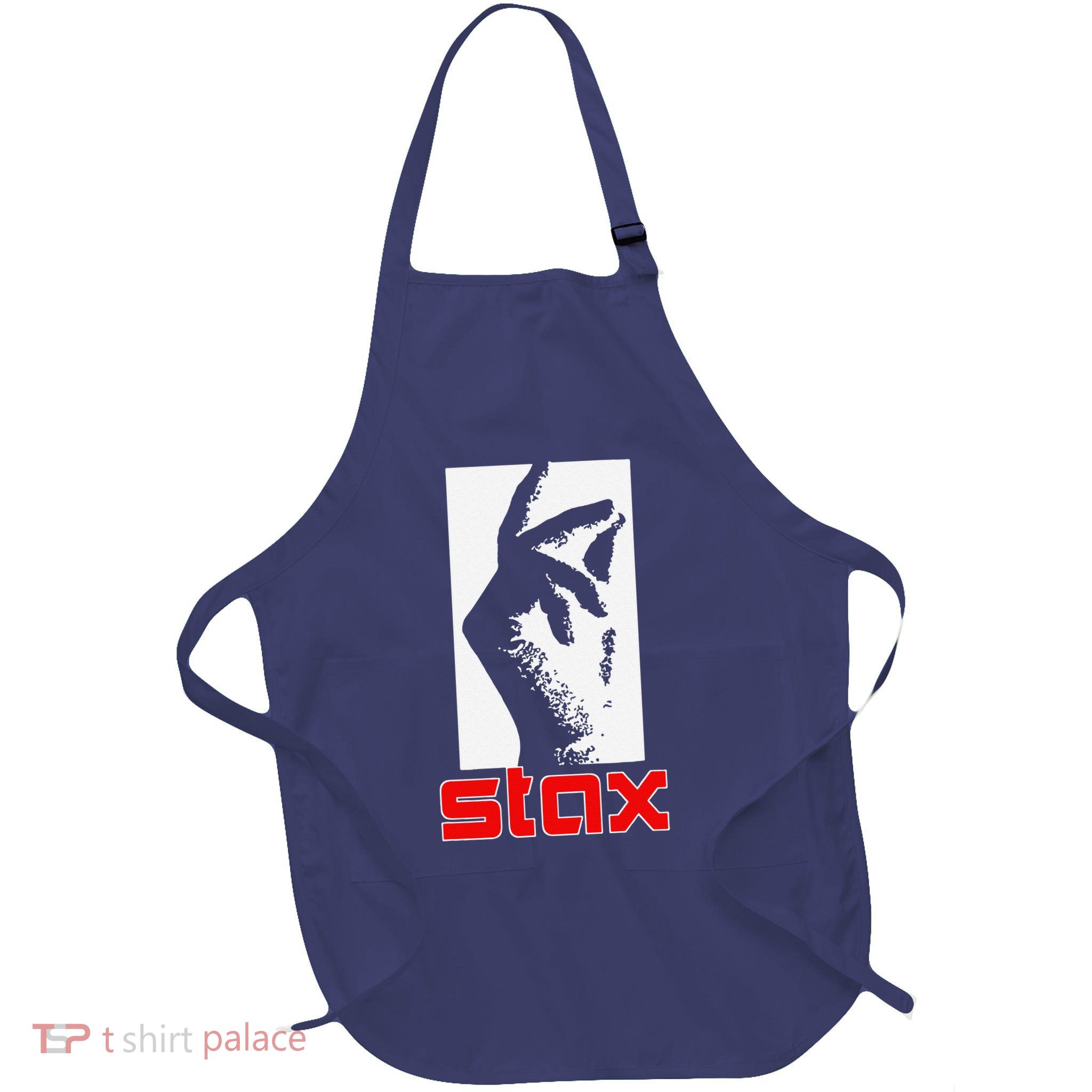 Stax Music Records 1957 Tennessee Funny Full-Length Apron With Pockets