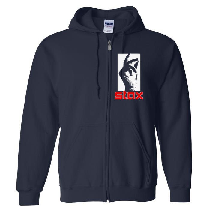 Stax Music Records 1957 Tennessee Funny Full Zip Hoodie