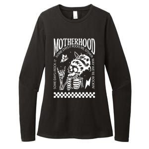 Skeleton Mom Rocking Motherhood Some Days I Rock It Gift Womens CVC Long Sleeve Shirt