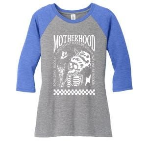 Skeleton Mom Rocking Motherhood Some Days I Rock It Gift Women's Tri-Blend 3/4-Sleeve Raglan Shirt