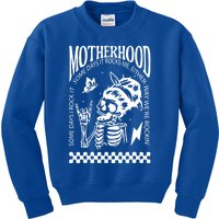 Skeleton Mom Rocking Motherhood Some Days I Rock It Gift Kids Sweatshirt