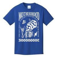 Skeleton Mom Rocking Motherhood Some Days I Rock It Gift Kids T-Shirt