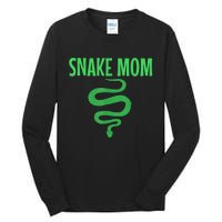 Snake Mom Reptile Python Boa Mommy Herpetologist Tall Long Sleeve T-Shirt