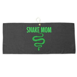 Snake Mom Reptile Python Boa Mommy Herpetologist Large Microfiber Waffle Golf Towel