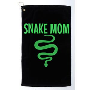 Snake Mom Reptile Python Boa Mommy Herpetologist Platinum Collection Golf Towel