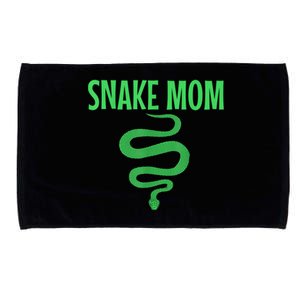 Snake Mom Reptile Python Boa Mommy Herpetologist Microfiber Hand Towel